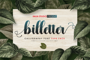 Billetter Font: A Designer’s Take on Handwritten Script