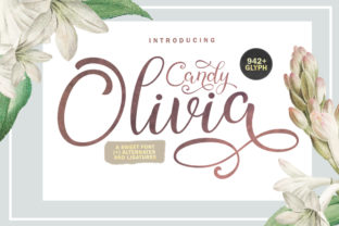 Candy Olivia Font for Handmade Brands