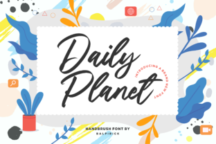 Daily Planet: The Perfect Handwritten Font for Crafters