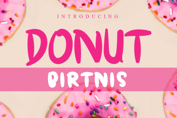 Donut Birtnis Typeface for Modern Web Design