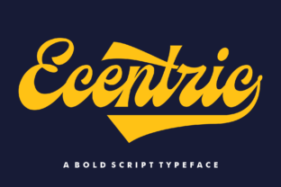 Ecentric Font: Bold Handwritten Style for Campaigns