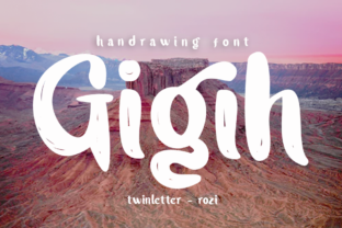 Gigih: A Modern Script Font for Small Business Branding