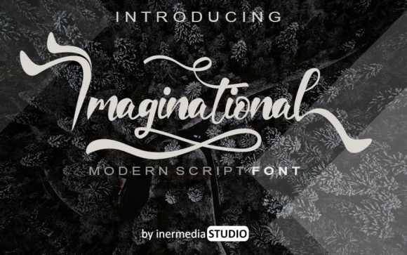 Imaginational Font for Elegant Handmade Branding