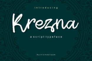 Krezna: Authentic Handwritten Font for Marketers