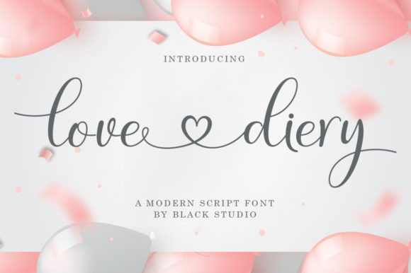 Love Diery Font for Modern Web Design