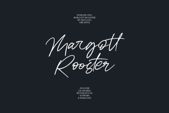 Margott Rooster: The Perfect Script Handwritten Font for Crafters