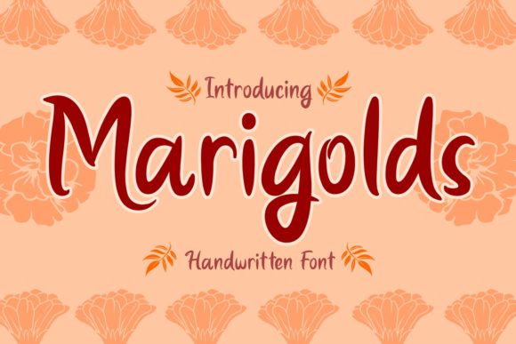 Marigolds Font for Elegant Web Design
