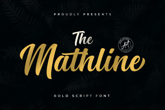 Mathline Font for Handmade Brands