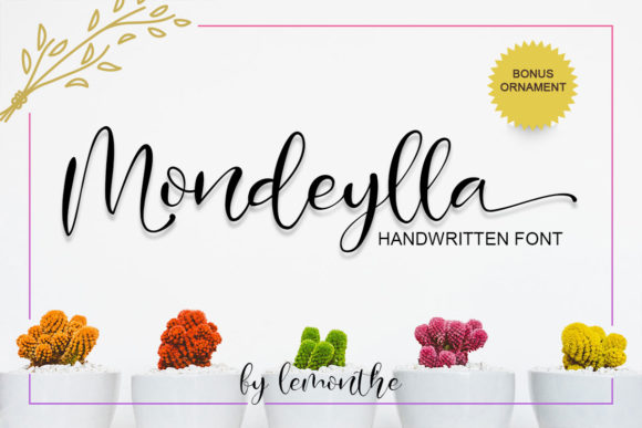 Mondeylla Font Review: Elegant Script for Designers