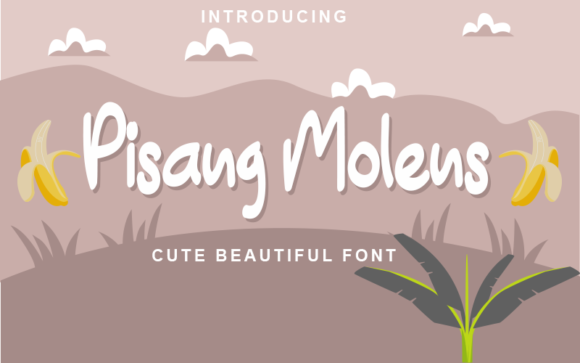 Pisang Molens: Elegant Script Font for Web Design