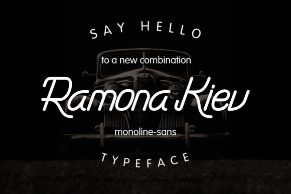 Ramona Kiev: Elegant Script Handwritten Fonts for Crafters
