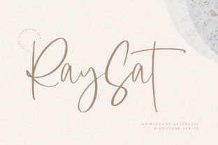 Raysat: A Timeless Script Handwritten Font for Editorial Design