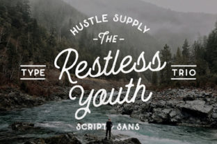 Restless Youth Font for Bold Campaign Visuals
