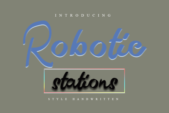 Robotic Stations Font for Scroll-Stopping Social Graphics