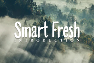 Smart Fresh Font for Social Media Campaigns
