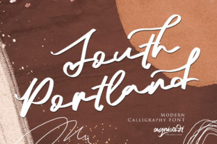 South Portland Font for Handmade Branding