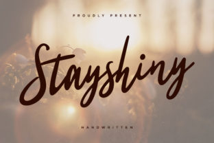 Stayshiny: A Script Handwritten Font for Digital Design