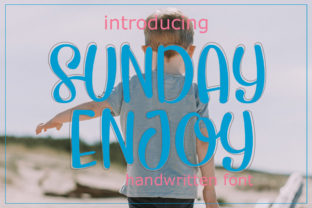 Sundayenjoy: A Friendly Script Handwritten Font for Web Design