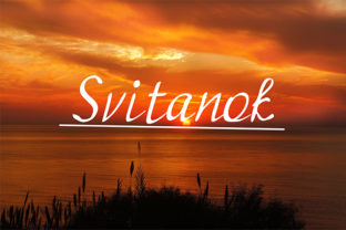 Svitanok Font for Handmade Brands