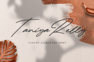 Taniya Relly Font for Elegant Campaign Design