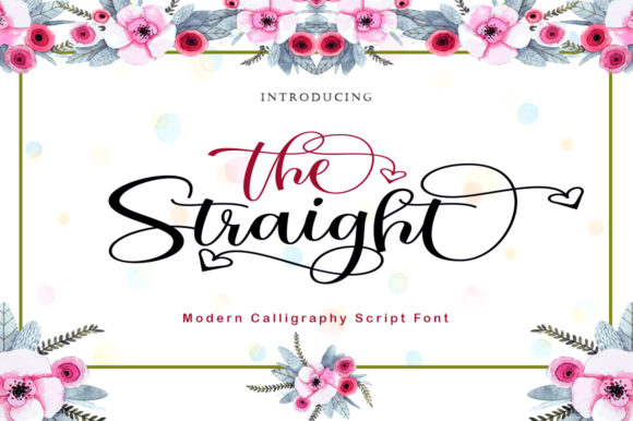 The Straight: A Handwritten Font for Polished Branding
