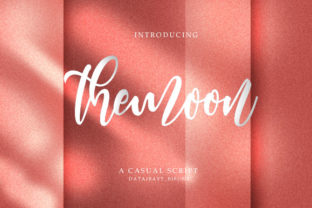 Themoon: A Casual Handwritten Font for Makers