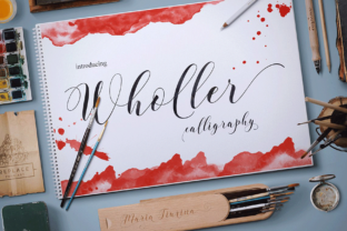 Wholler Font: Elegant Script for Branding