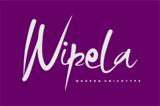 Wipela: A Handwritten Font for Elegant Editorial Design